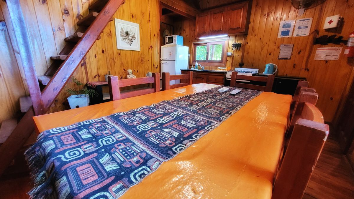 La mesa grande del comedor