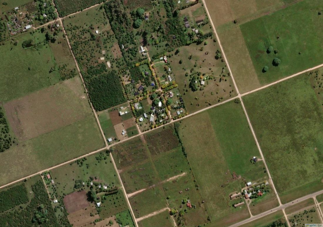 Mapa satelital con la ubicación de Cabañas Pulmahué
